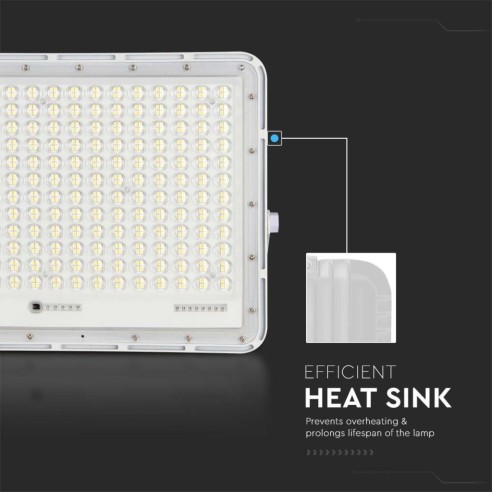Foco LED de 30W con panel solar y...