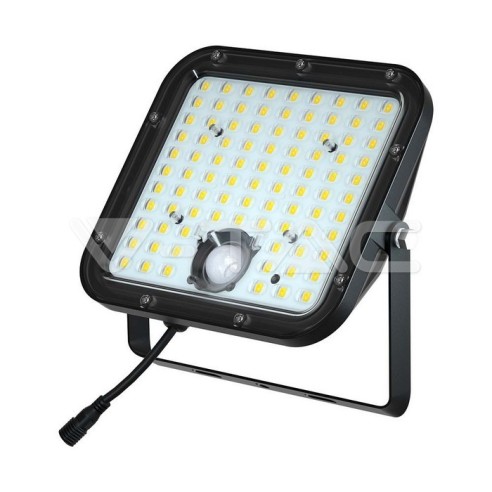 Faro LED 30W con pannello solare e...