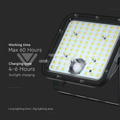 30W LED-spot met zonnepaneel en...