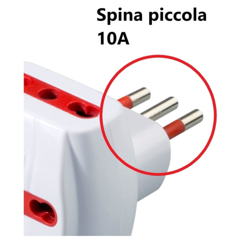 Triple adaptateur de la fiche 10A à 2...