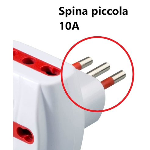 Drievoudige adapter van 10A-stekker...