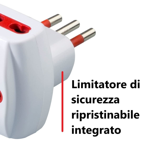 Drievoudige adapter van 10A-stekker...