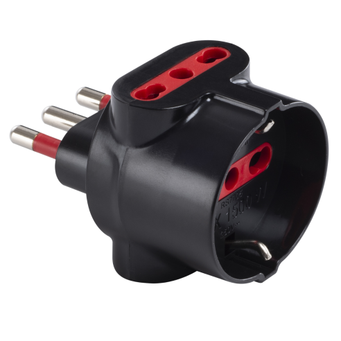 Drievoudige adapter van 16A-stekker...