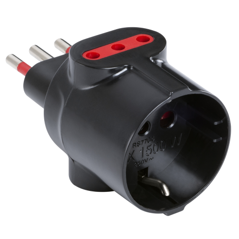 Triple adaptateur de la fiche 10A...