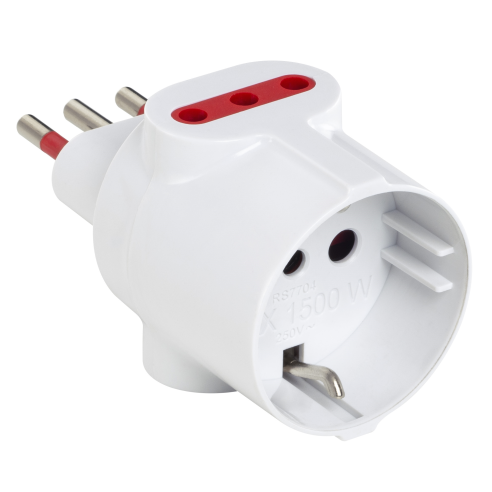 Triple adaptateur de la fiche 10A...