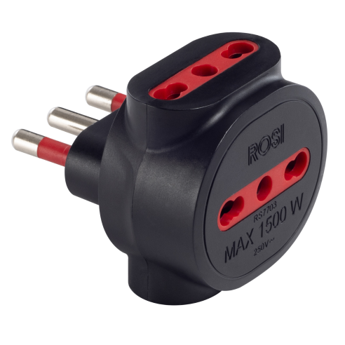 Triple adaptateur de la fiche 16A à 3...