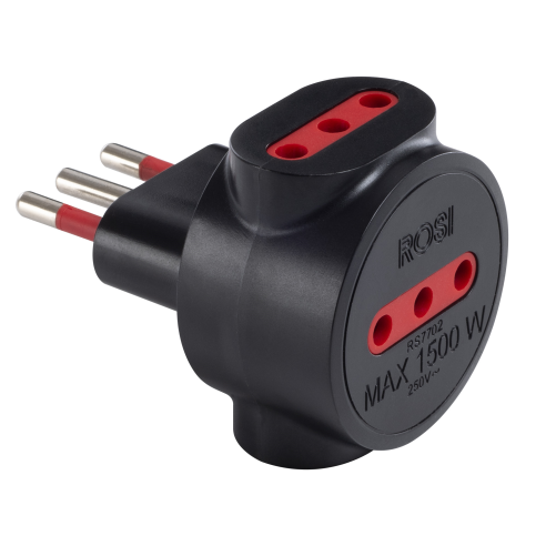 Drievoudige adapter van 10A-stekker...