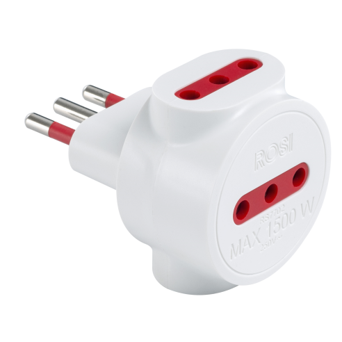 Drievoudige adapter van 10A-stekker...