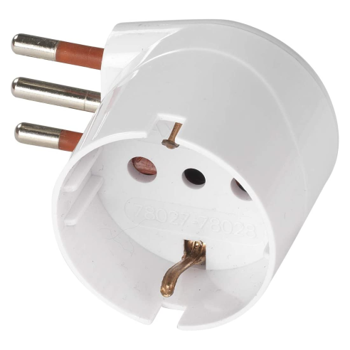 Adaptador de 90° de clavija de 10A a...