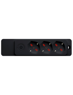 Power strip with 3 schuko...