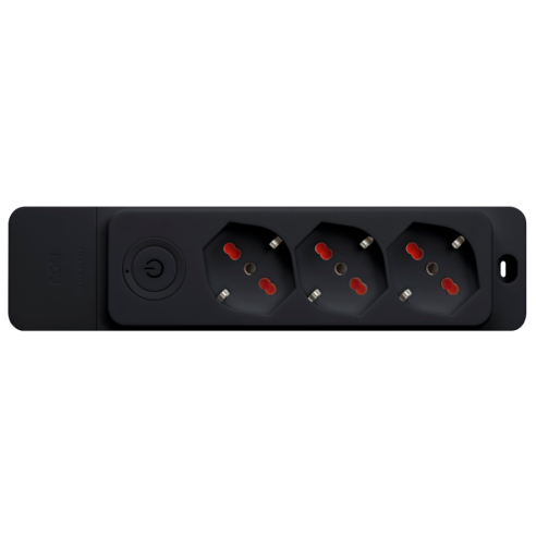 Power strip with 3 schuko 10/16A...