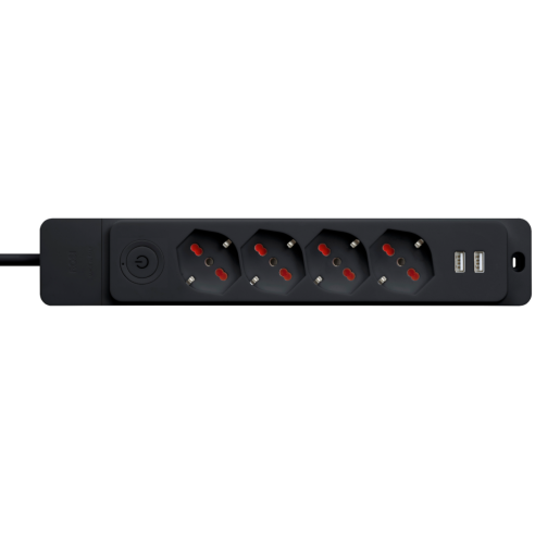 Power strip, 16A 90° plug, 4 x...