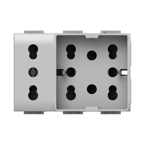 Módulo de toma multiestándar, 10A,...