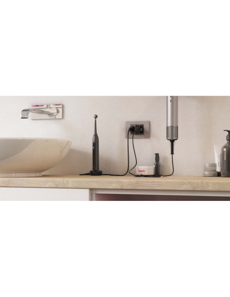 Módulo de toma multiestándar, 10A, 16A y schuko, serie P, tech, compatible BTicino Living Light - 4Box Side XL 4B.NT.H21.XL