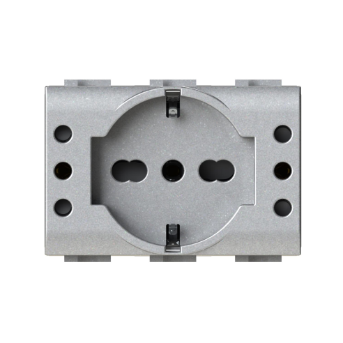 Modulo presa schuko e 2 prese 10A,...