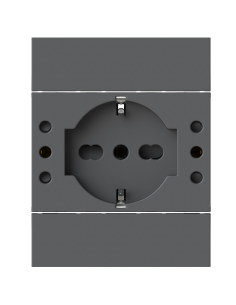 Modulo presa schuko e 2...