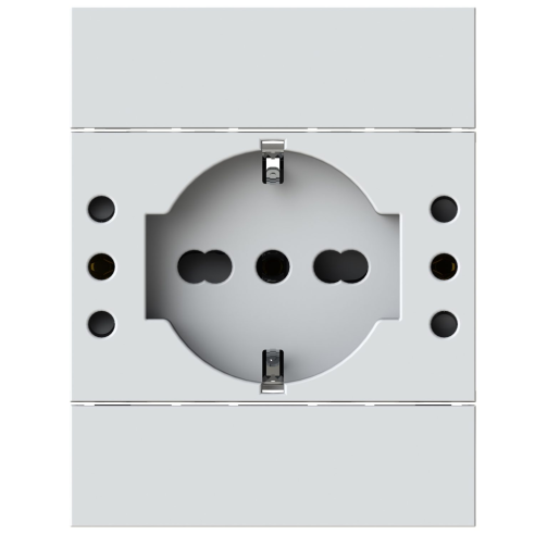 Modulo presa schuko e 2 prese 10A,...