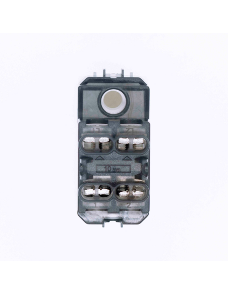 Módulo 4 en 1, interruptor, inversor y pulsador, serie C, gris, 16A, compatible con Vimar Arkè - 4Box Uniko 4B.V19.CU
