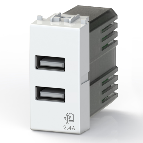 Módulo USB 2.0 de doble toma tipo A,...