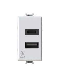Dubbele stopcontactmodule...