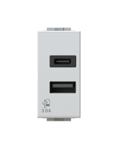 Doble toma USB 2.0 tipo A y...