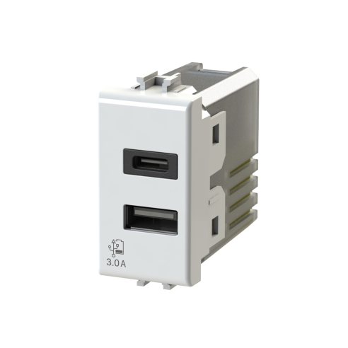Doble toma USB 2.0 tipo A y USB 3.1...
