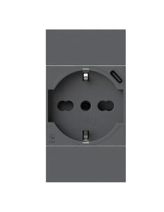 Modulo presa schuko con...