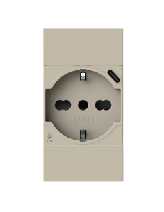 Modulo presa schuko con...