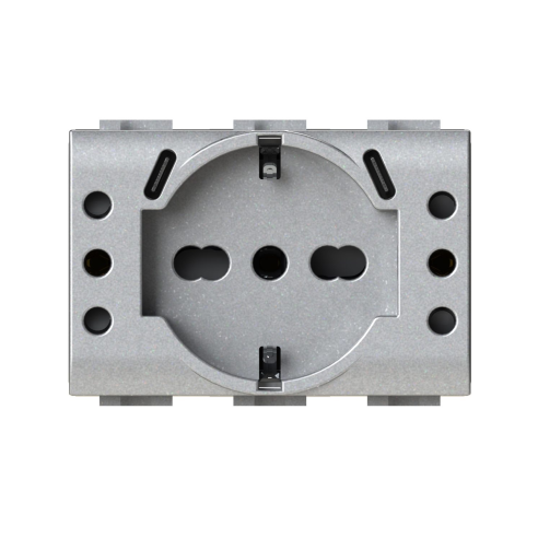 Modulo presa schuko, 2 prese 10A e 2...