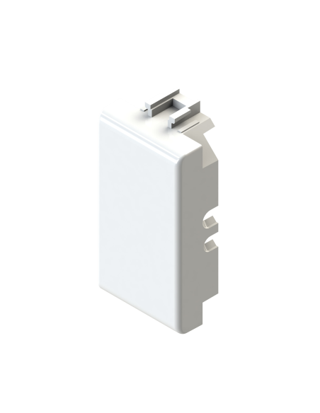 Módulo poste falso con prensaestopas, serie B, blanco, compatible con la serie BTicino Living Light - 4Box Titappo 4B.N.TT