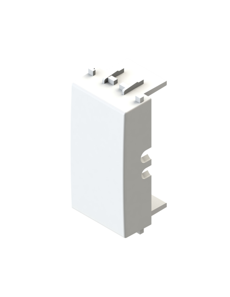 Módulo de falso poste con pelacables, serie B, blanco, compatible con la serie Vimar Arkè - 4Box Titappo 4B.V19B.TT