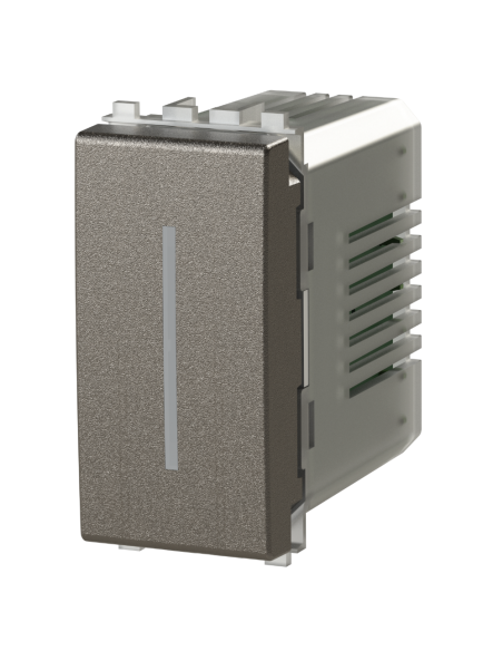 Módulo WiFi inteligente 4 en 1, interruptor, inversor y pulsador, metal, compatible Vimar Arkè - 4Box Uniko Lite S 4BCU1S.V19M