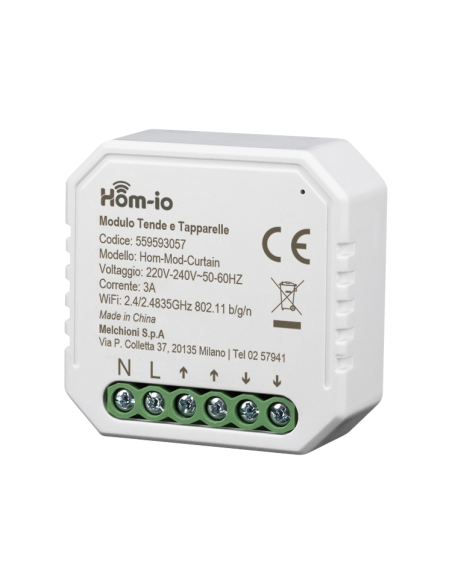 WiFI smart Relais-Modul, Schieberegler, 3A - Hom-io Hom-Mod-Curtain