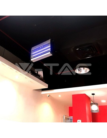 V-TAC VT-3216 11179 Elektrisches Moskitonetz 16W mit 2 UV-Röhren T5