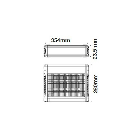 Elektrische klamboe 16W met 2 UV T5...