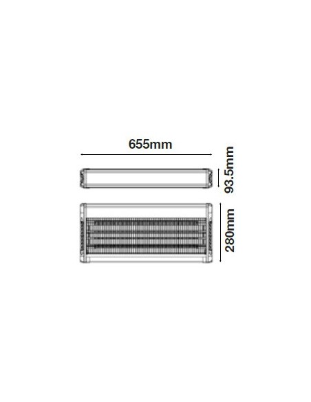V-TAC VT-3240 11182 Mosquitero Eléctrico 40W con 2 Tubos UV T8
