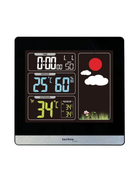 Stazione meteo, rilevazione temperatura interna ed esterna, pressione atmosferica, umidità - Technoline WS6448