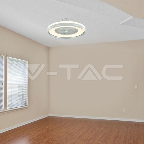 Ventilador de techo con luz, 45W, 5...