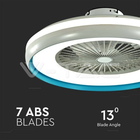 Deckenventilator mit Licht, 45W, 5...