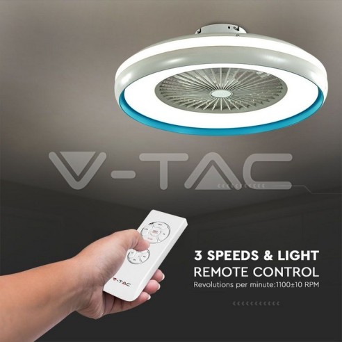 Deckenventilator mit Licht, 45W, 5...