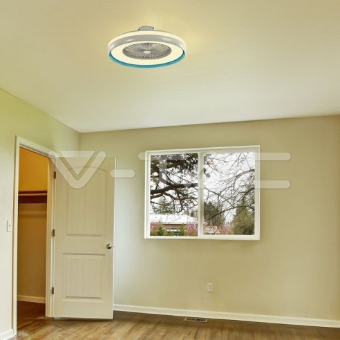 Ventilateur de plafond avec lumière,...