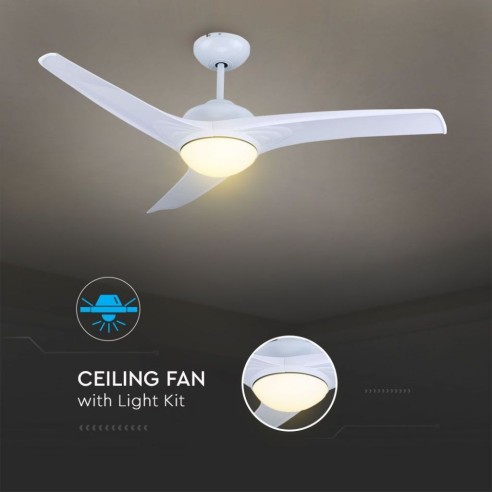 Ventilatore da soffitto con luce,...