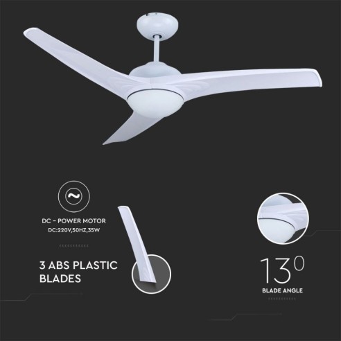 Ceiling fan with light, 35W, 5...