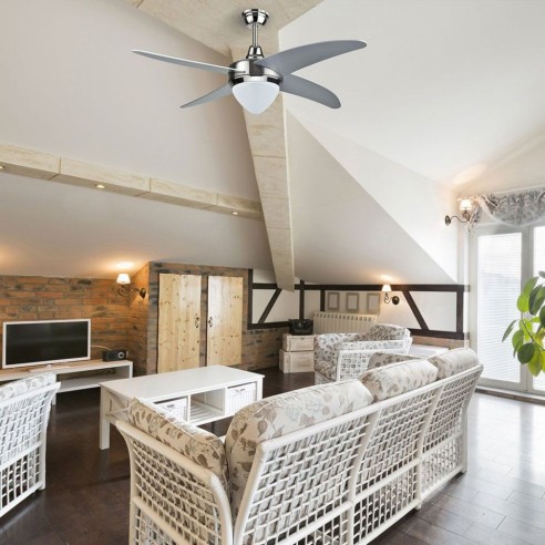 Ventilateur de plafond avec lumière,...