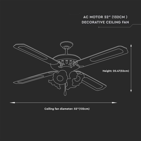 Ventilatore da soffitto con luce...