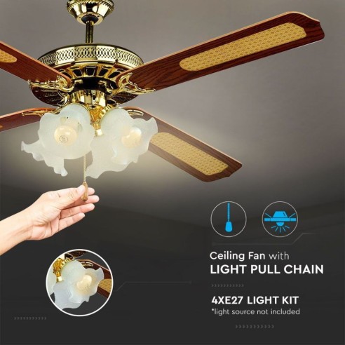 Ventilateur de plafond avec lumière...