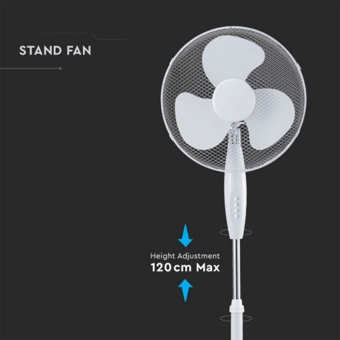 Standventilator, 40W, 3...