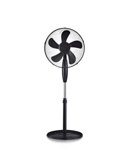 Standventilator, 55W, 3 Geschwindigkeiten, oszillierende Funktion, Durchmesser 43cm, Höhe 120cm, schwarz - V-TAC VT-5016-5 7923