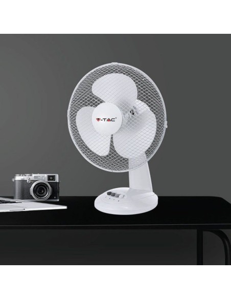 Ventilateur de table, 40W, 3 vitesses, fonction oscillante, diamètre 41cm - V-TAC VT-4017-3 7925