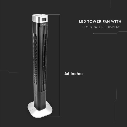 Ventilatore a colonna, 55W, 3...